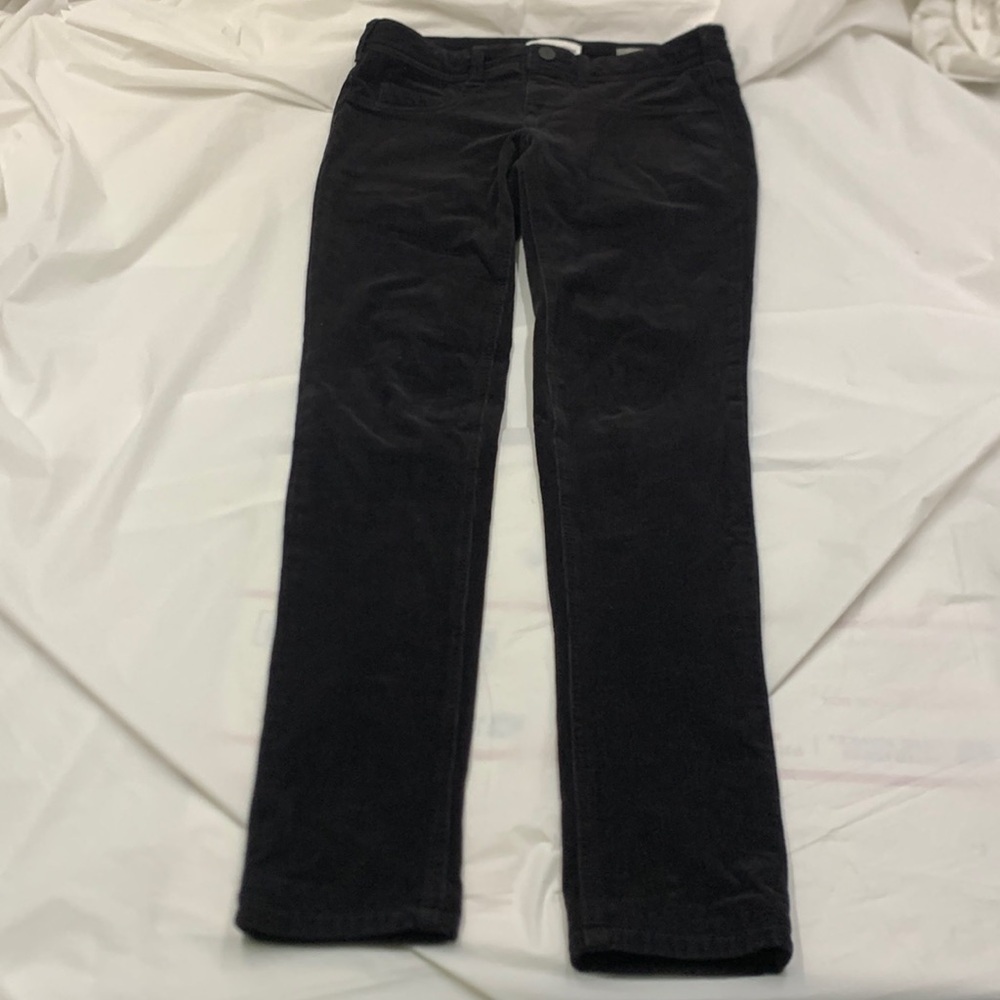 Women Pilcro and the Letterpress Black Corduroy Legging Size 25